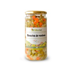 Menestra de verduras, cocida, ecológica, 680 g - Bihortal