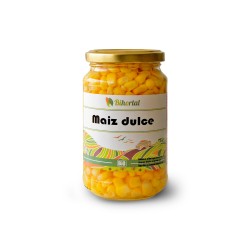Maíz dulce, cocido, ecológico, 369 g - Bihortal