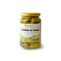 Pepinillos en vinagre, ecológicos, 345 g - Bihortal