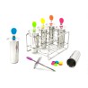 Set de 6 moldes de cono para helados de acero inoxidable - Joli monde