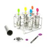 Set de 6 moldes de cono para helados de acero inoxidable - Joli monde