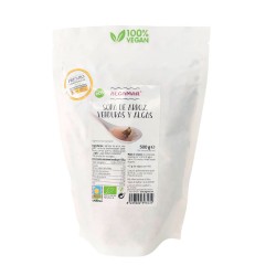 Sopa instántanea de arroz, verduras y alga wakame, ecológica, 500 g - Algamar