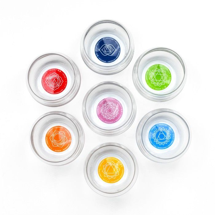 Nature's Design Juego De Vasos Mythos Chakras