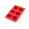 Molde para muffins de silicona platino - Lekue