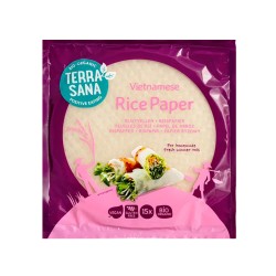 Papel de arroz para rollitos, ecológico - Terrasana