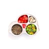 Plato con compartimentos para niños de acero inoxidable, coche - Joli Monde
