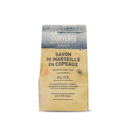 Escamas de jabón de Marsella de aceites vegetales Prendas Delicadas, ecológico, 750 g - La Corvette