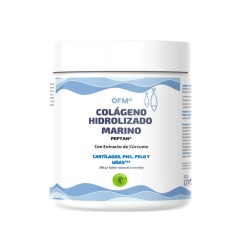 Colágeno hidrolizado marino Peptan con extractos de cúrcuma, 300 g - OFM