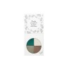 Sombra de ojos en polvo, ecológica, Verde Asturias: verde, beige, verde oliva, marrón - NaturaBio Cosmetics