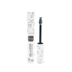 Fijador de cejas en gel, ecológico, "Marron" - NaturaBio Cosmetics