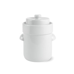 Frasco de fermentación de cerámica, blanco, 3 litros - Schmitt