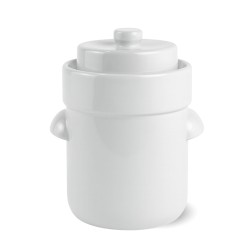 Frasco de fermentación de cerámica, blanco, 10 litros - Schmitt