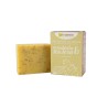 Jabón sólido exfoliante de oliva, cáscara de almendras y jengibre, ecológico - La Saponaria