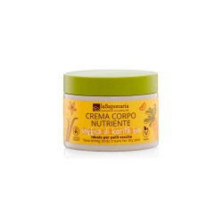 Crema corporal hidratante y nutritiva, piel seca, de karité, ecológica - La Saponaria