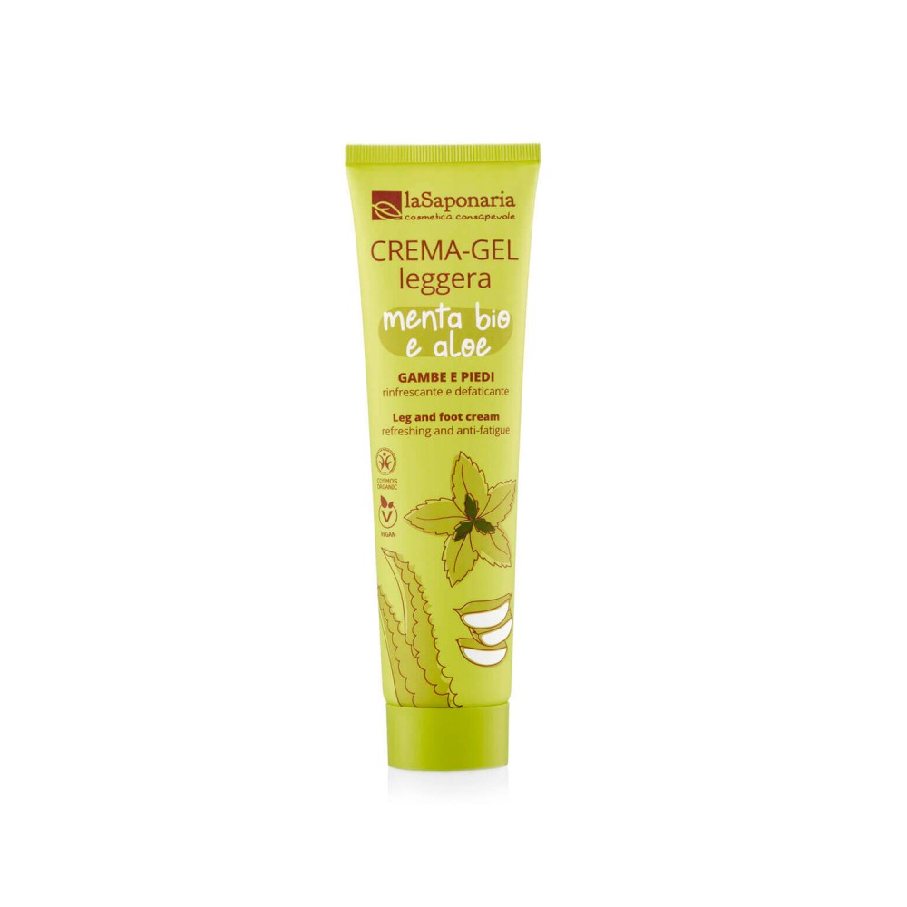 Gel crema corporal, pies y piernas cansadas, ecolgica, La Saponaria