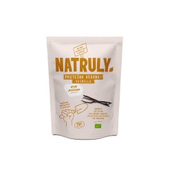 Proteína vegana en polvo ecológica 78%, vainilla - Natruly
