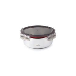 Fiambrera hermética redonda de acero inoxidable Ecoinox con tapa, 700 ml - Lacor