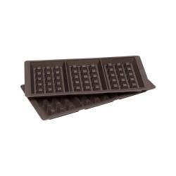 2 Moldes para gofres de silicona platino - Lurch