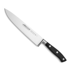 Cuchillo cocinero liso de acero inoxidable al nitrógeno, serie Riviera, 20 cm - Arcos
