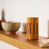 Difusor de madera de olivo con piedra pómez, redondo - Nature's Design