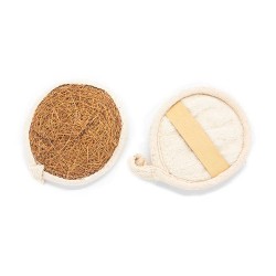 Esponja exfoliante corporal de fibra de coco - Ekoala