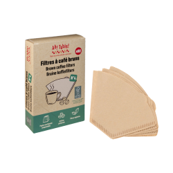 Filtros de celulosa vegetal para café, nº 4 - Ah table