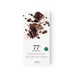Chocolate ecológico con café 77% - Higón