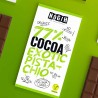 Chocolate ecológico 77% cacao con pistachos - Nogih