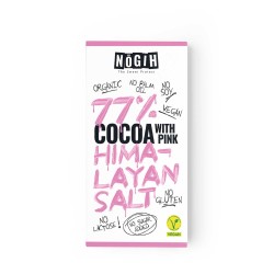 Chocolate ecológico 77% cacao con sal de Himalaya - Nogih