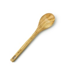 Cuchara de madera de olivo, 30,5 cm forma redonda - Ibili