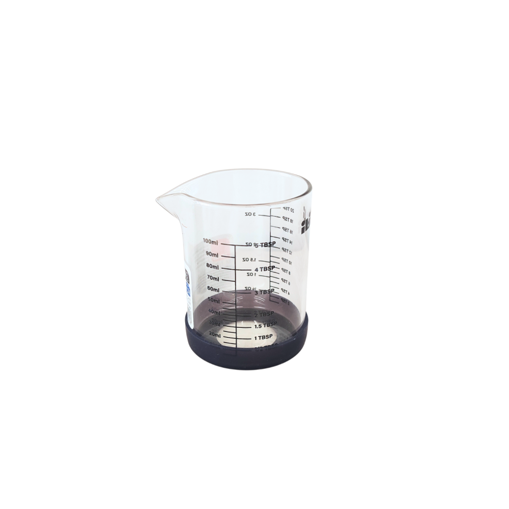 Vaso Medidor De Precisión 50ml Y 100ml – Transparente Con Escala Para Líquidos Y Mediciones Exactas