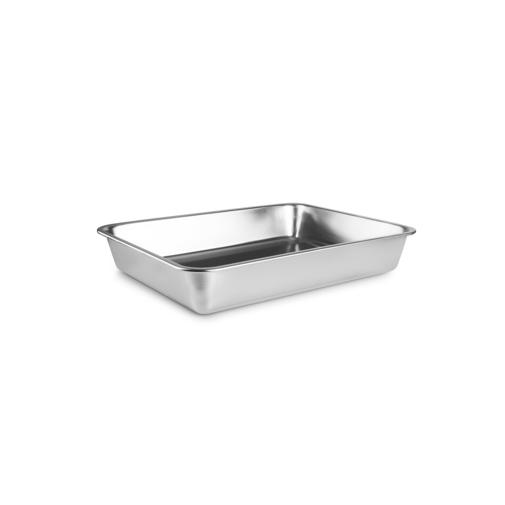 Bandeja de acero inoxidable para horno, 27 cm, Ibili