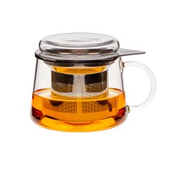 Taza de té Conum con filtro de acero inoxidable, 400 ml - Trendglas