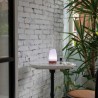 Difusor de cristal y madera ultrasónico "Astro blanco" - Serene House