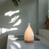 Difusor de cristal y madera ultrasónico "Corona blanco" - Serene House