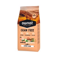 Pienso para perros de cordero sin cereales, junior, GF Prime, 12 kg - Ownat
