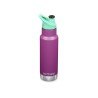 Botella térmica 355 ml infantil morada, con tapón sport - Klean Kanteen