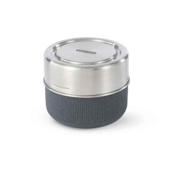 Fiambrera hermética de cristal con base protectora de fibra de madera 600 ml - Black & Blum