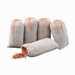 Pack 5 bolsitas perfumadas con virutas de madera de cedro rojo, de algodón - Redecker