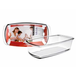 Molde rectangular de vidrio borosilicato, 27 cm - Ibili