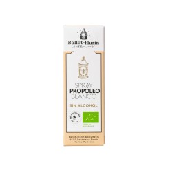 Spray de propóleo blanco sin alcohol ecológico, 15 ml - Ballot-Flurin