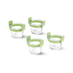 Juego de 4 recipientes de cristal para freidora de aire, 400 ml - Lekue