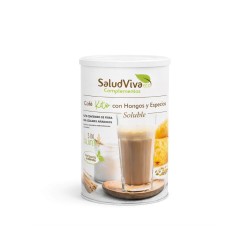 Café soluble keto con hongos y especias ecológico, 150 g - Salud Viva