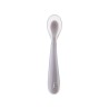 Plato con compartimentos para con ventosa + cuchara para bebés de silicona platino- Outlet