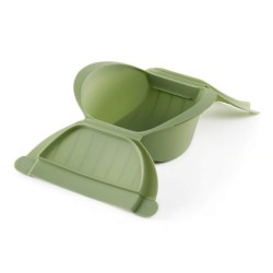 Estuche de vapor de silicona platino, profundo, 4 personas - Lekue