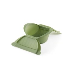 Estuche de vapor de silicona platino, profundo, 2 personas - Lekue