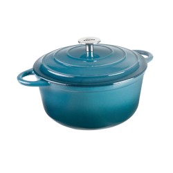Olla de hierro colado esmaltado, Ocean, 20 cm - Lacor