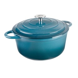 Olla de hierro colado esmaltado, Ocean, 24 cm - Lacor