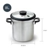 Olla rápida de acero inoxidable Sicuro, 8 l - Lacor