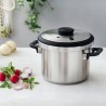 Olla rápida de acero inoxidable Sicuro, 8 l - Lacor